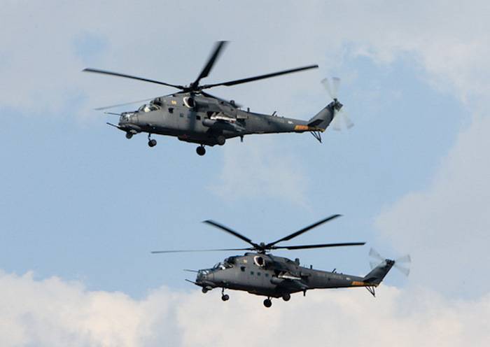 В вертолетный полк ЗВО в Псковской области поступил многоцелевой ударный вертолет Ми-35