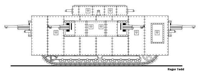 Проект сверхтяжелого танка 200 ton Trench Destroyer (США)