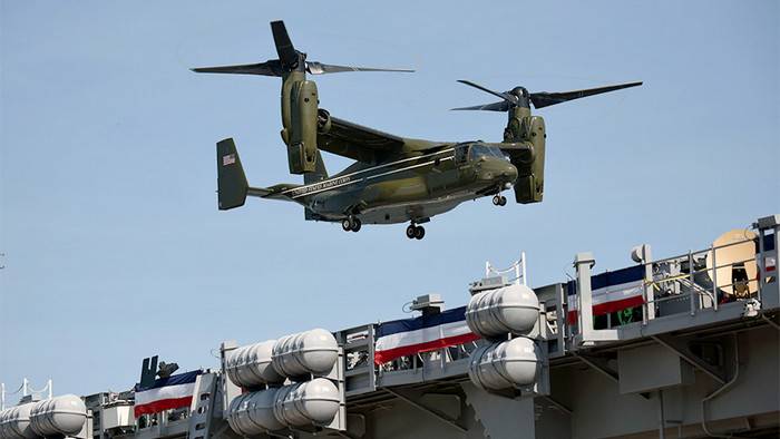 Япония требует от США повышения безопасности конвертопланов Osprey