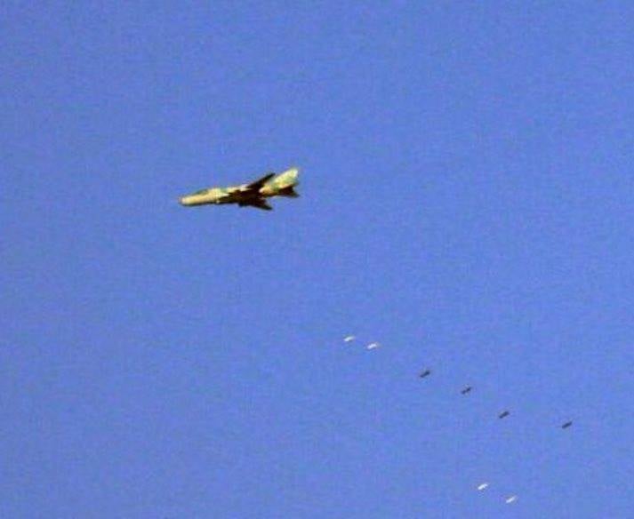 Самолеты Су-22 в Сирии