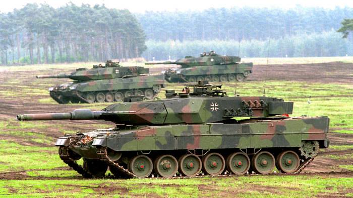 СМИ: более половины танков Leopard 2 бундесвера не готовы к эксплуатации