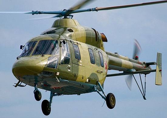 В военно-воздушную академию поступила партия учебных вертолетов «Ансат»
