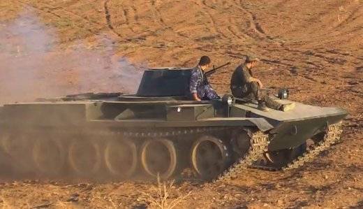 Боевые машины поддержки в Сирии