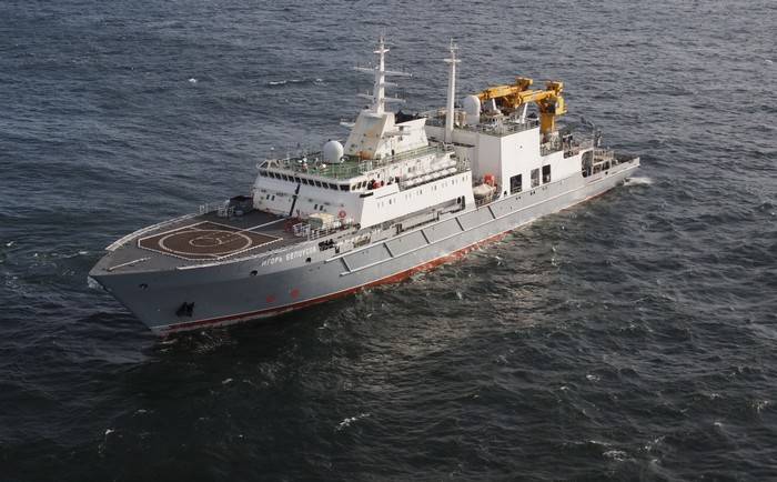 ВМФ получит второе судно типа "Игорь Белоусов" не раньше 2023 года