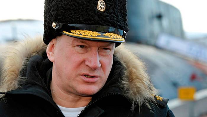 Командующему Северным флотом Николаю Евменову присвоено звание адмирала