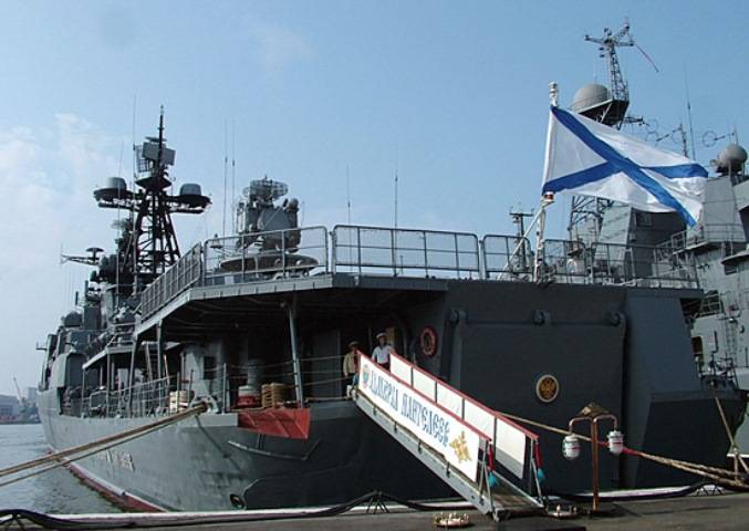 Отряд российских кораблей прибыл с визитом в Сингапур