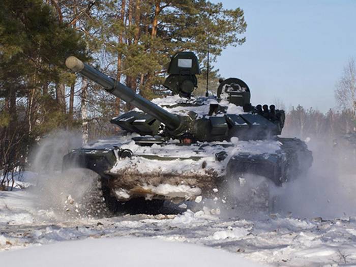 Партия модернизированных Т-72Б3 поступила в ЦВО