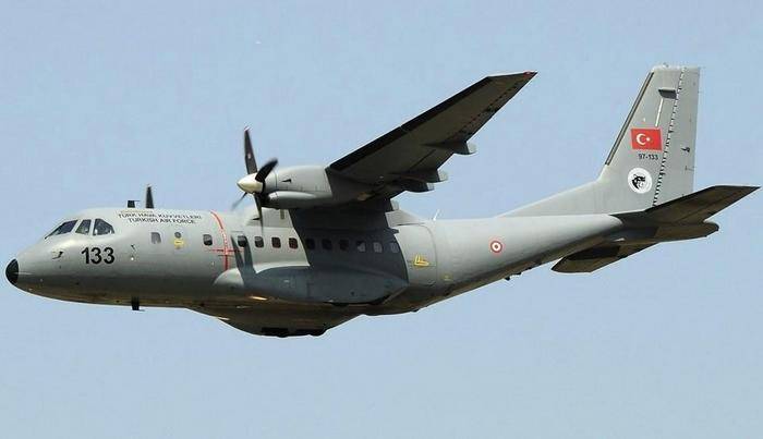 В Турции разбился военно-транспортный самолет