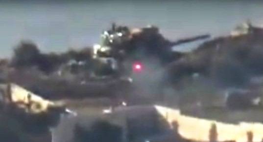 Курды подбили очередной турецкий танк
