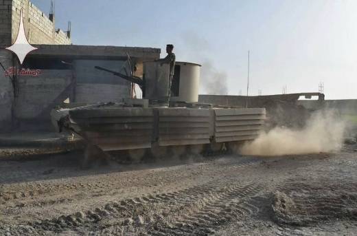 Сирийская армия под Дамаском задействовала «боевые бочки»