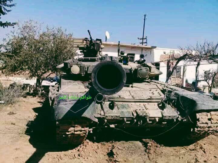 Российские Т-90А демонстрируют свою неуязвимость под Дамаском