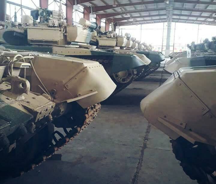 Российские танки Т-90С в Ираке