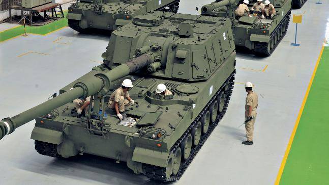 Индийская армия получит первые десять гаубиц К9 Vajra-T