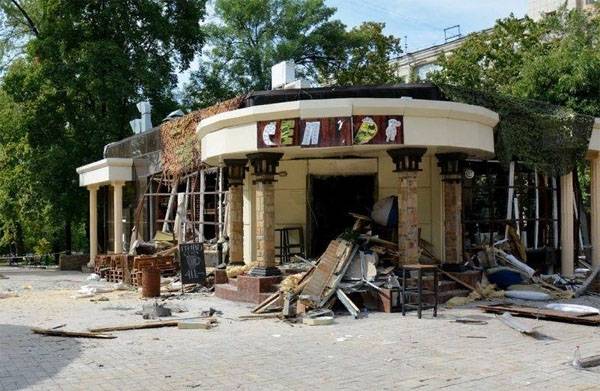 Охранялось ли кафе "Сепар" в Донецке? Свидетельства посетителей
