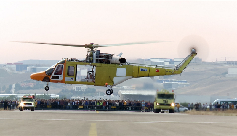 Турция испытала новый многоцелевой вертолёт Т625