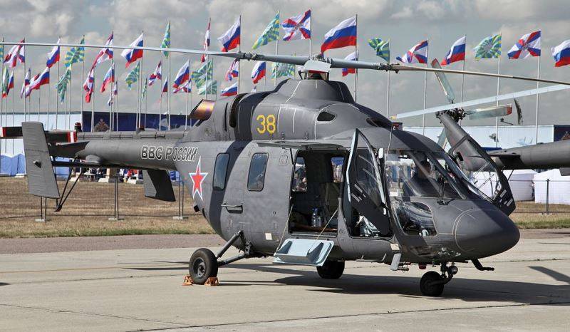 Армейская авиация пополнится медицинскими вертолётами «Ансат»