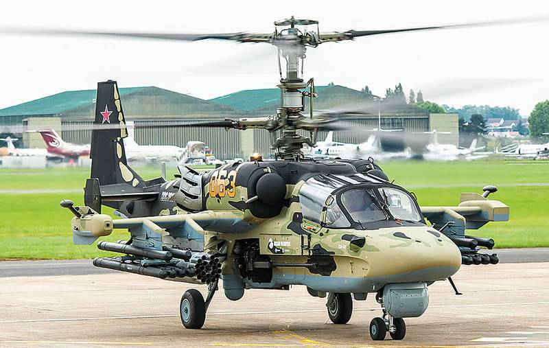 Вертолёты Ка-52 модернизируют с учётом сирийского опыта
