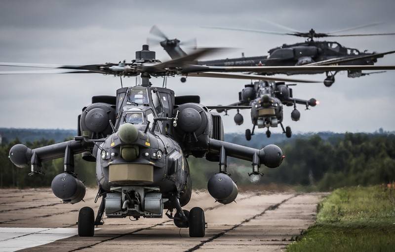 Два новых Ми-28Н поступили в бригаду армейской авиации ЗВО