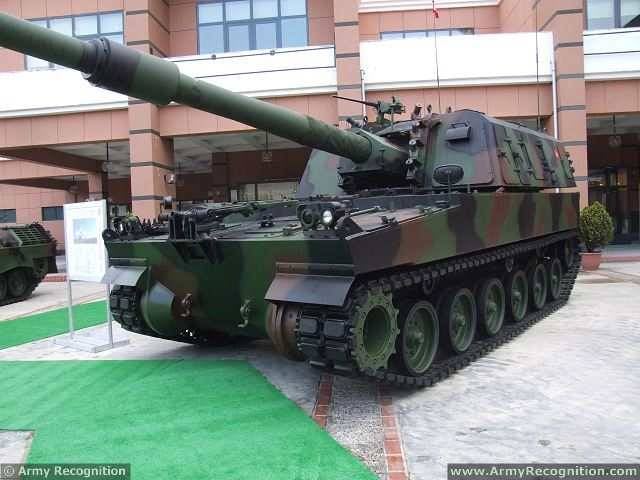 Самоходная артиллерийская установка T-155 Fırtına (Турция)