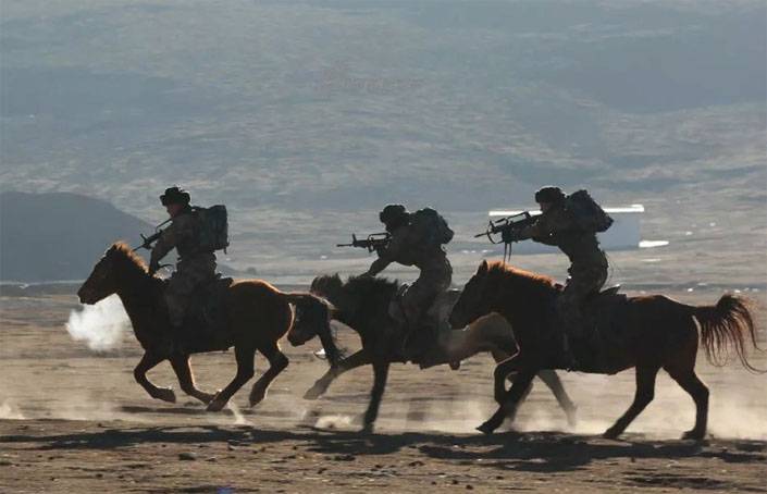 В Китае рассказали о задачах тибетских кавалеристов НОАК