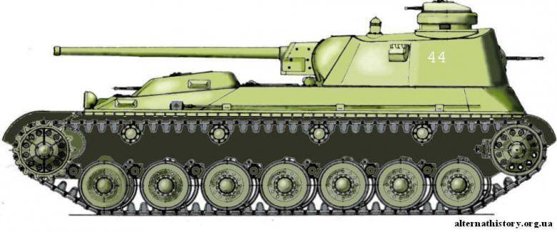 Проект среднего танка А-44. Неудавшийся преемник Т-34