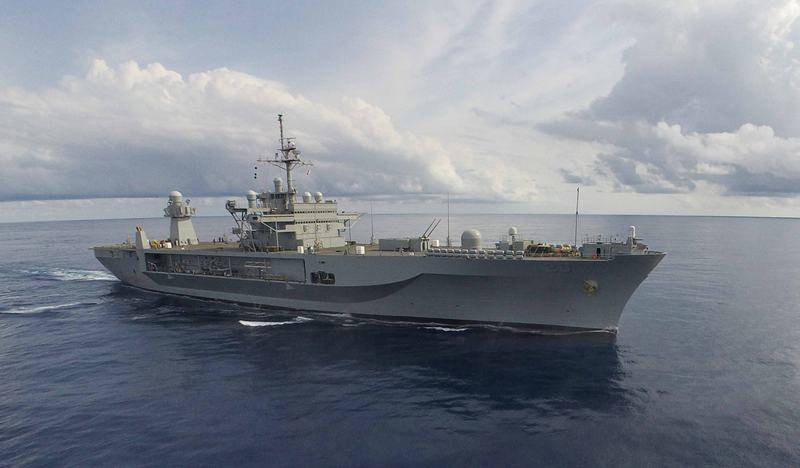 В Балтийское море вошёл командный корабль ВМС США Mount Whitney