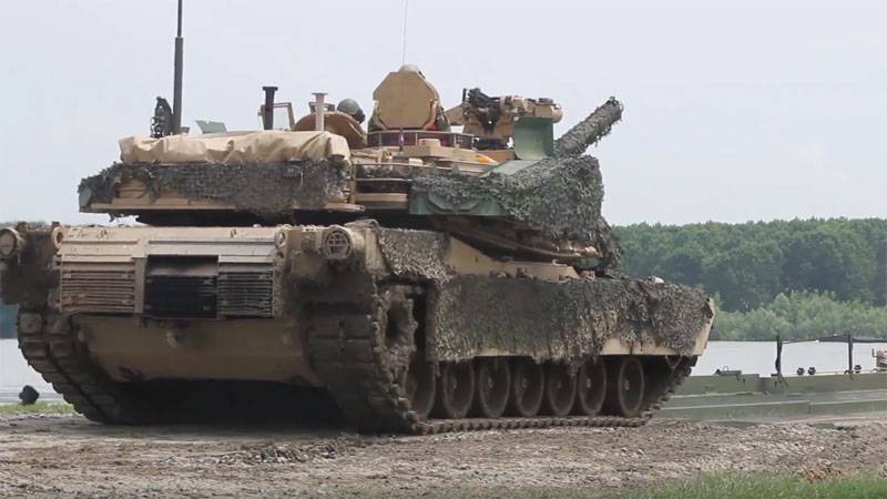 Американские танки "Абрамс" форсировали Дунай в Румынии