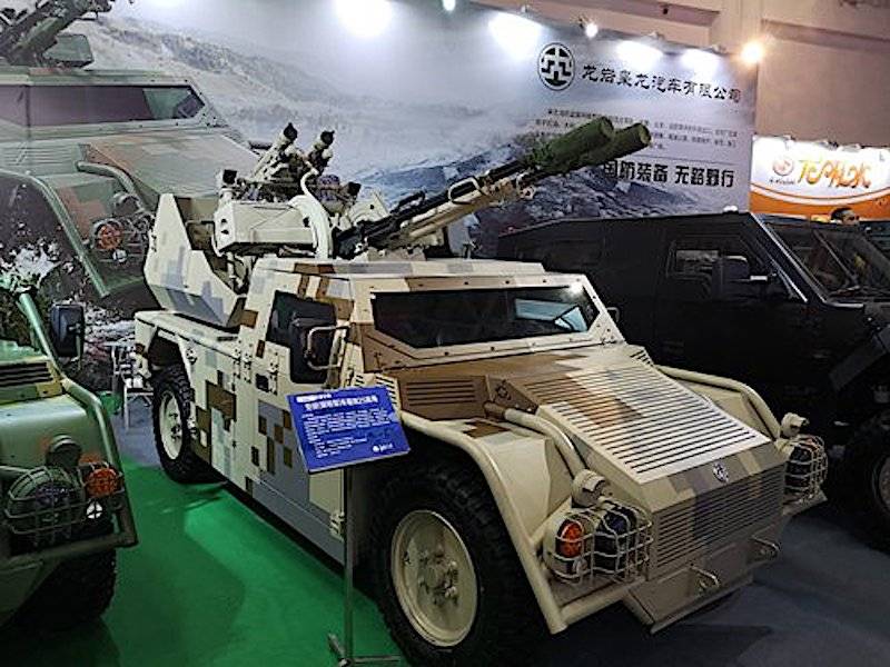 В Китае представили автомобиль для воздушно-десантных операций