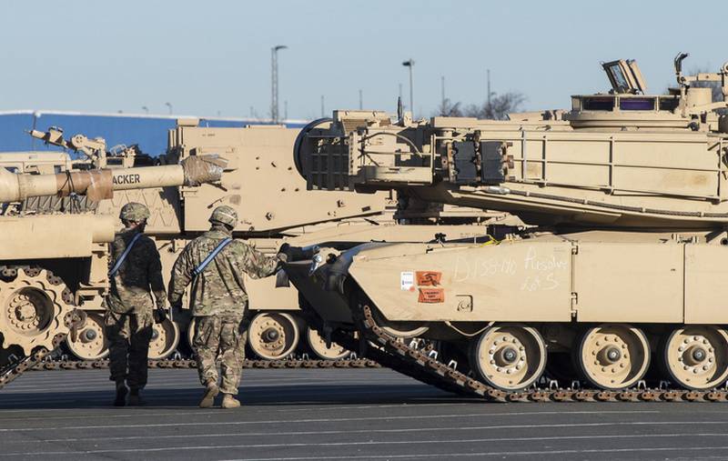 США развернут танковый батальон около границы Белоруссии