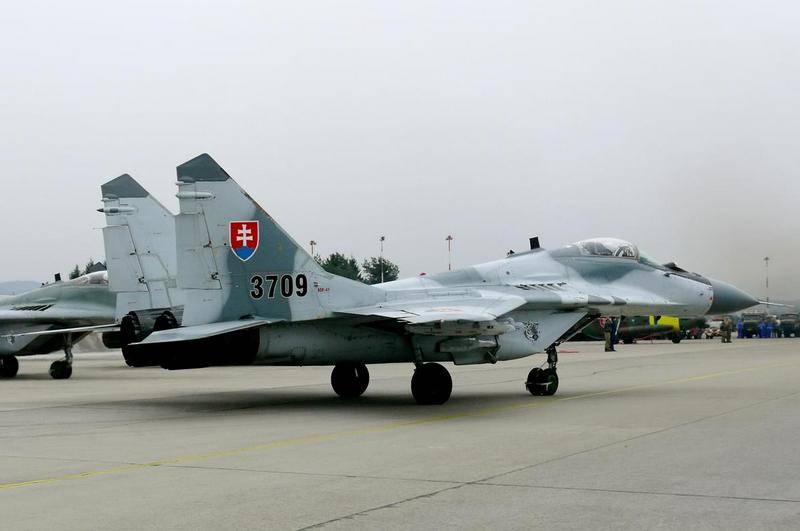 В Словакии разбился истребитель МиГ-29 ВВС республики