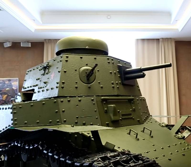 История лёгкого советского танка поддержки пехоты МС-1