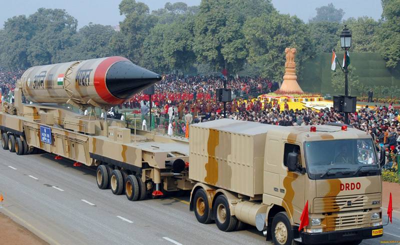 Индия провела успешный пуск МБР средней дальности "Агни-3"