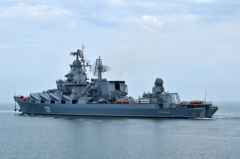 Флагман ЧФ крейсер «Москва» готовится к возвращению в состав флота