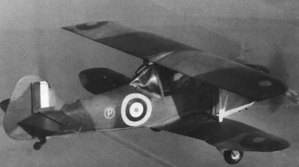 Экспериментальный самолёт Hillson Bi-Mono (Великобритания)