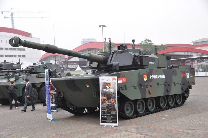 Индонезия начала сборку первой серийной партии средних танков Harimau