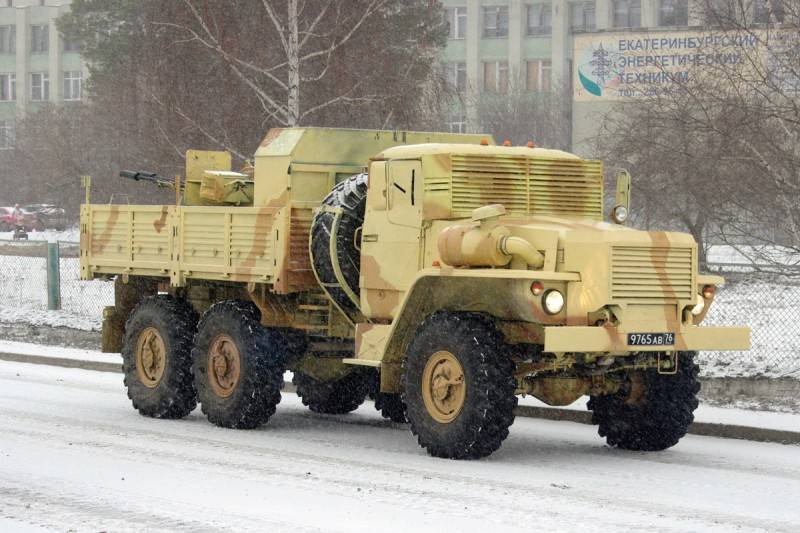 «Урал-4320»: пушки и броня