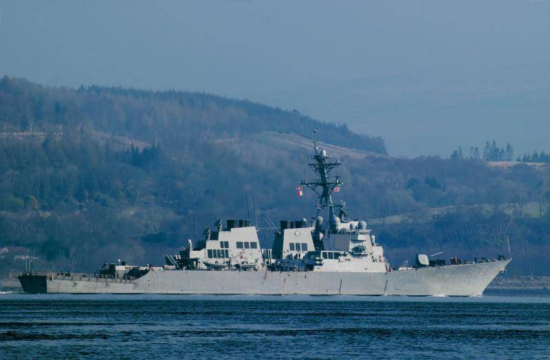 В Чёрное море вошёл американский эсминец УРО USS Porter DDG-78