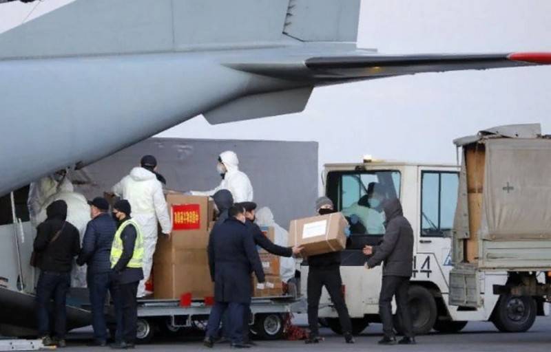Китай прислал Москве помощь для борьбы с коронавирусом