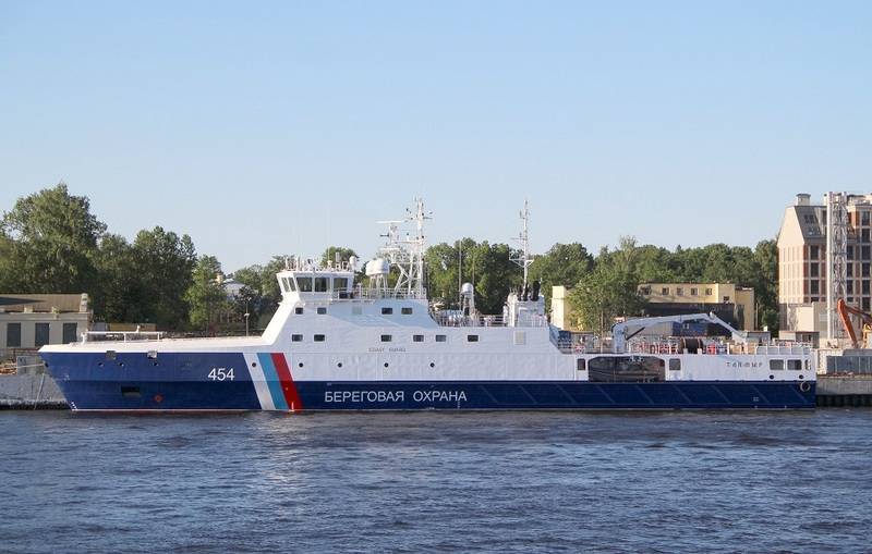 Российские пограничники получили пятый патрульный корабль проекта 22120