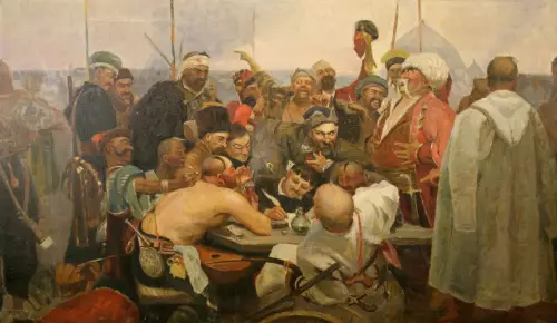 казаки пишут письмо турецкому султану