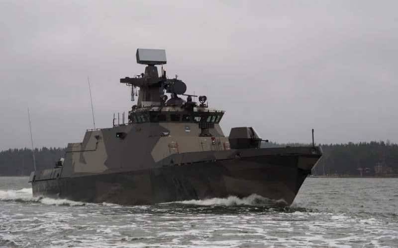 Финские ВМС получили второй модернизированный ракетный катер класса «Хамина»