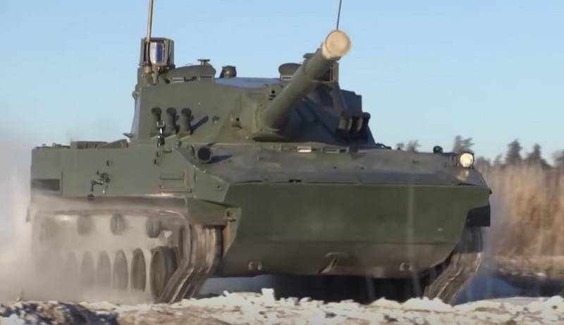 Лёгкий плавающий танк «Спрут-СДМ1» испытают в условиях низких температур