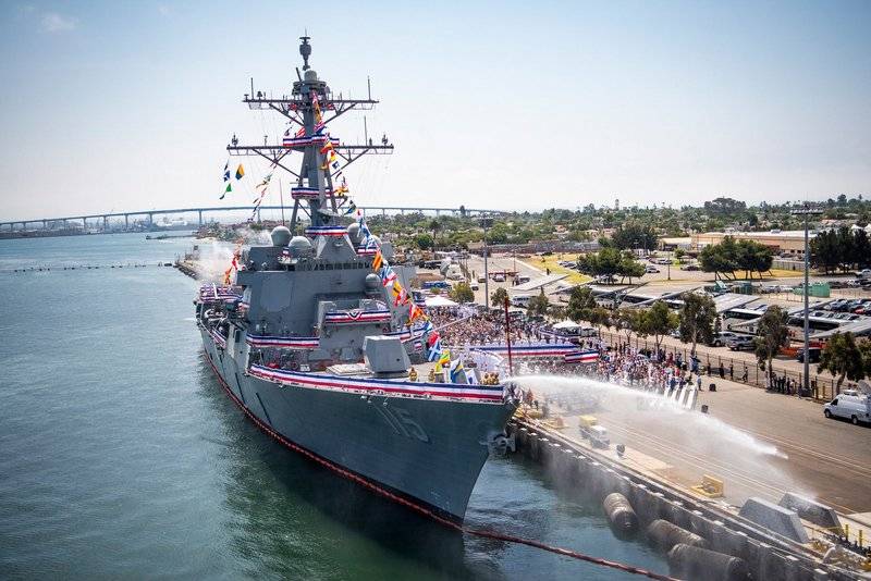 «Новейший и продвинутый»: 7-ой флот США пополнился новым эсминцем типа Arleigh Burke