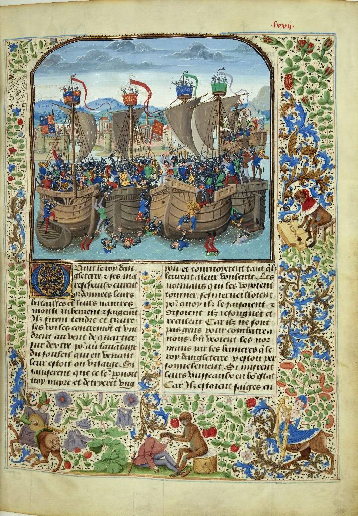 Рыцари и тактика Столетней войны: битвы на море