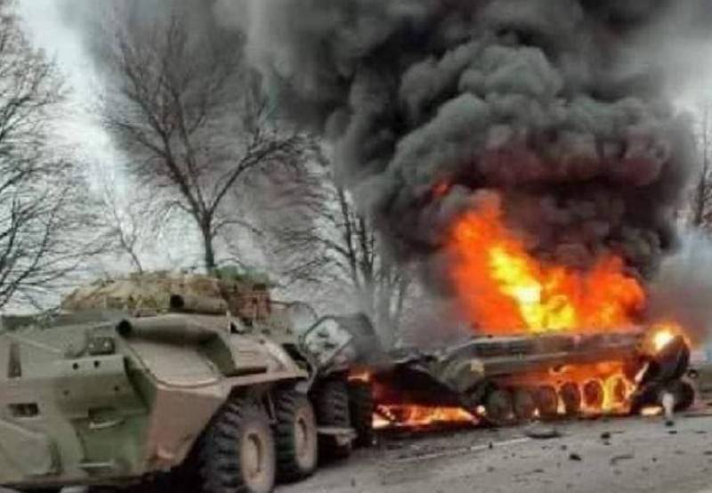 В Киеве сообщают об «уничтожении» колонны российских танков американскими ПТРК Javelin