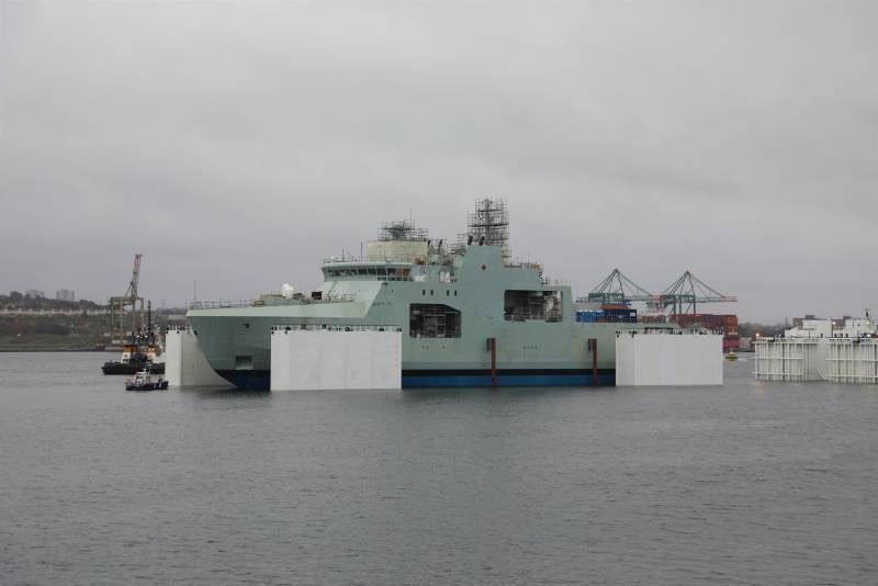 Королевский военно-морской флот Канады готовится принять в состав третий арктический патрульный ледокол HMCS Max Bernays