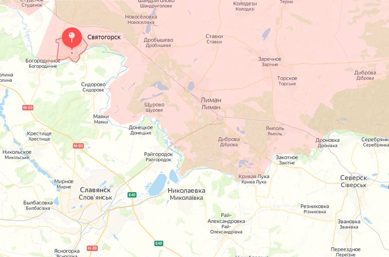 Обширные территории по берегу Северского Донца от Дроновки до Святогорска перешли под контроль ВС РФ и НМ ДНР