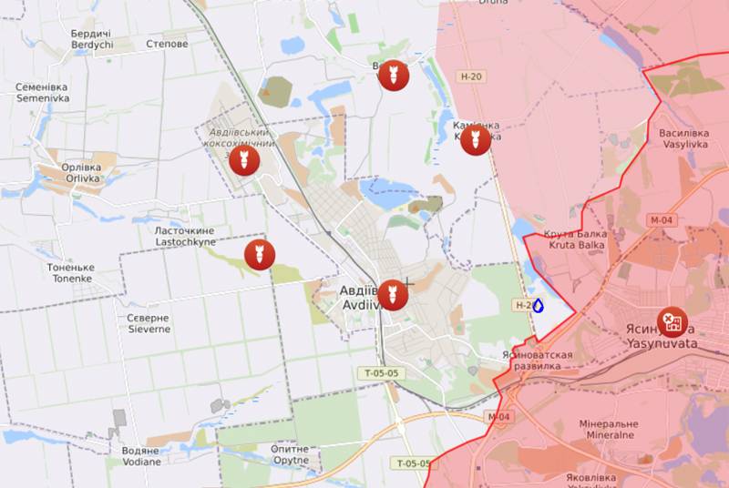 Генштаб ВСУ признал успех российских войск в Каменке - к северу от Авдеевки