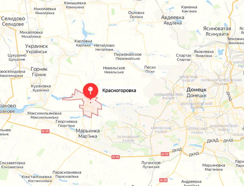 Появилась информация о продвижении наших войск в направлении Песок и Красногоровки к западу от Донецка