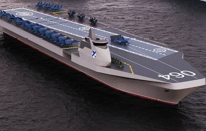 Невское ПКБ представило проект лёгкого неатомного авианосца «Варан»